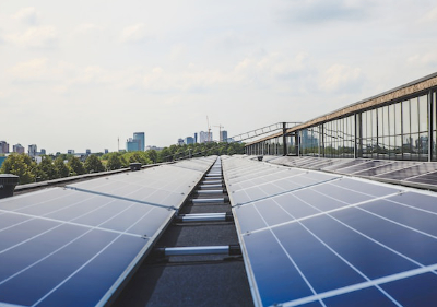 Solar panels installed on the commercial site | Panels made by top commercial solar panel manufacturers in Australia