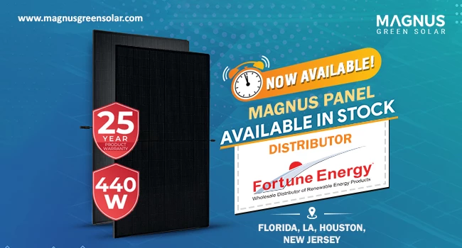 MGS 60M10 440w Solar Panel Stock Available at Florida, LA, Houston, New Jersey | Fortune Energy Distributor